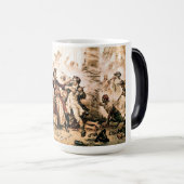 キャプチャー、海賊黒ひげ、アン女王の復讐 モーフィングマグカップ (正面右)