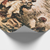 キャプチャー、海賊黒ひげ、アン女王の復讐 ラッピングペーパー (角)