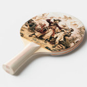 キャプチャー、海賊黒ひげ、アン女王の復讐 卓球ラケット (正面アングル)