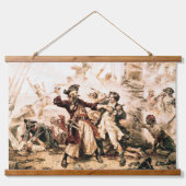 キャプチャー、海賊黒ひげ、アン女王の復讐 吊り下げ型タペストリー (正面)