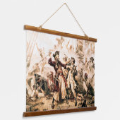 キャプチャー、海賊黒ひげ、アン女王の復讐 吊り下げ型タペストリー (傾斜あり)