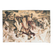 キャプチャー、海賊黒ひげ、アン女王の復讐 枕カバー (正面左)