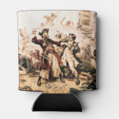 キャプチャー、海賊黒ひげ、アン女王の復讐 缶クーラー (裏面)