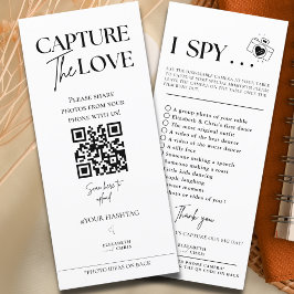 キャプチャ・ザ・ラブ フォト I Spy ウェディングゲーム スカベンジャー メニュー