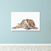 キャプティブ、南アフリカ2 キャンバスプリント (インサイチュ (ウッドフロア))