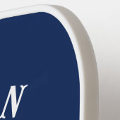 キャプテパーソナライズされたン航海のボートネームいかり ピックルボールラケット (左詳細)