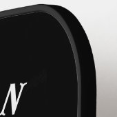 キャプテパーソナライズされたン航海のボートネームいかり ピックルボールラケット (左詳細)