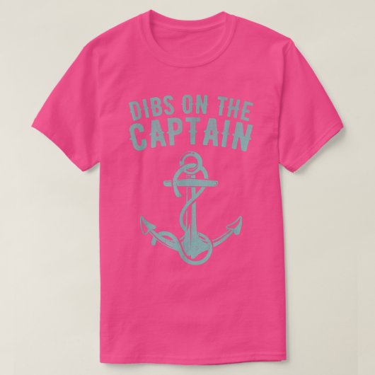 キャプテンおもしろいワイフDibs on the Captain 48 Tシャツ (デザイン正面)