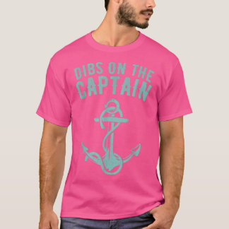 キャプテンおもしろいワイフDibs on the Captain 48 Tシャツ