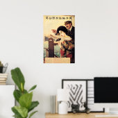 キャプテンと美しいオリエンタル船日本の老 ポスター (ホームオフィス)