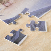 キャプテンと話しているポカホンタスのイラストレーション ジグソーパズル (側面)