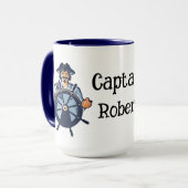 キャプテンのパーソナライズ マグカップ (正面左)