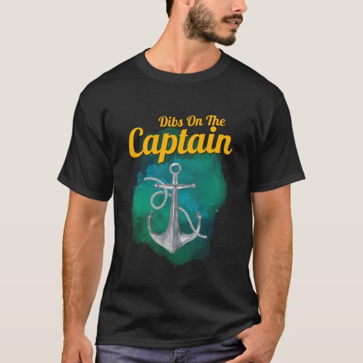 キャプテンの指名権 Funny Boating Nautical Tシャツ (正面)