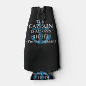 キャプテンはいつも正しく、私はキャプテンFだ ボトルクーラー (裏面)