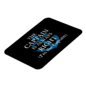 キャプテンはいつも正しく、私はキャプテンFだ マグネット (左側)