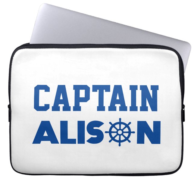 キャプテンアリソン ラップトップスリーブ (正面)