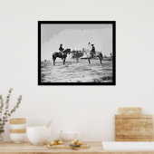 キャプテンカスター&ジェネラルプレゾントンファルマス1863 ポスター (キッチン)