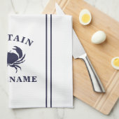 キャプテンカニキッチンタオル キッチンタオル (四つ折り)