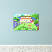 キャプテンカヤックズハウス キャンバスプリント (インサイチュ (ウッドフロア))