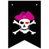 キャプテングレース、パイレーツバンティングフラッグ、ボートパーティー バンティングフラッグ (第2の旗)