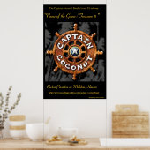 キャプテンココナッツバンド公式「金ゴールド」 Cdポスター ポスター (キッチン)