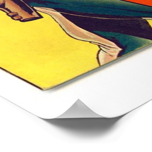 キャプテンサイエンスヴィンテージ漫画ブックカバーポスター ポスター (角)