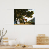 キャプテンサミュエル・ポックリントン、ジョージ・スタブズファインアート ポスター (キッチン)