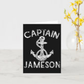 キャプテンジェイムソンヨットいかりボートシップ船舟遊び カード (黄色い花)