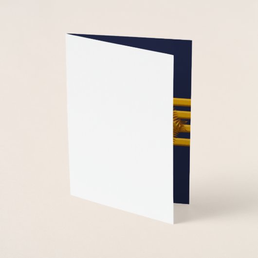 キャプテンストライプ金ゴールド 箔カード (正面)