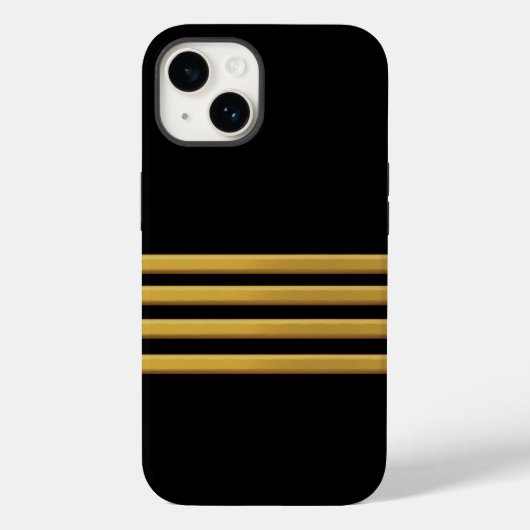 キャプテンストライプ金ゴールドCase-Mate iPhoneケース Case-Mate iPhoneケース (裏面)