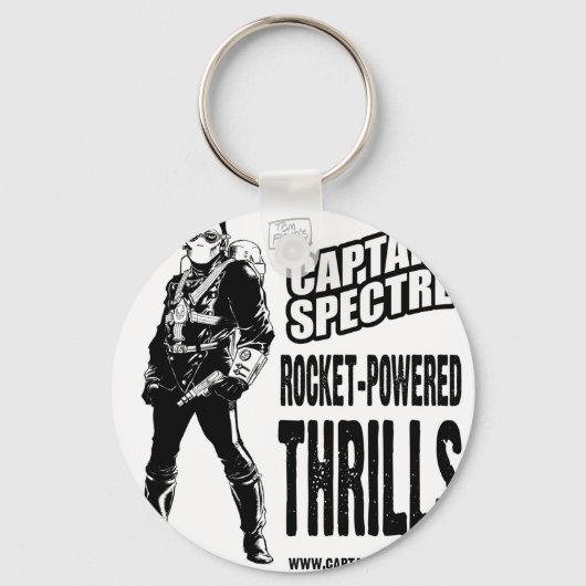 キャプテンスペクターと稲妻部隊 キーホルダー (正面)
