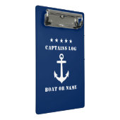 キャプテンズログオーターネームクラシックいかりスター ミニクリップボード (アングル)