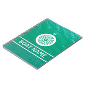 キャプテンズログ – コンパス ノートブック (左側)