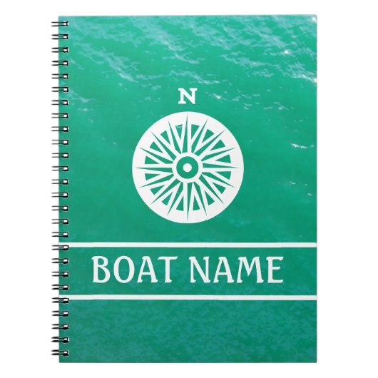 キャプテンズログ – コンパス ノートブック (正面)