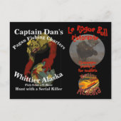 キャプテンダンエビタコメシヤ鍵西フロリダ インビテーションポストカード (裏面)