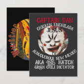 キャプテンダンチキンエンチラダイエスアルブケルキエム インビテーションポストカード (正面/裏面)