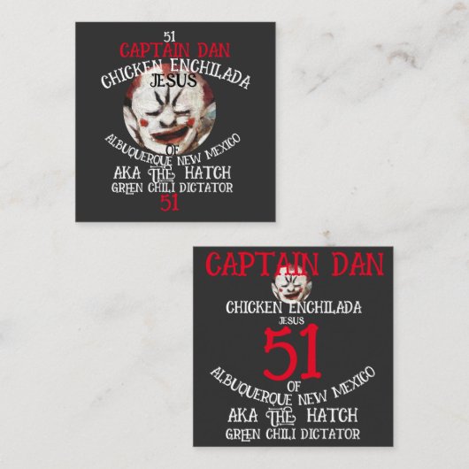 キャプテンダンチキンエンチラダイエスアルブケルキエム エンクロージャーカード (正面/裏面)