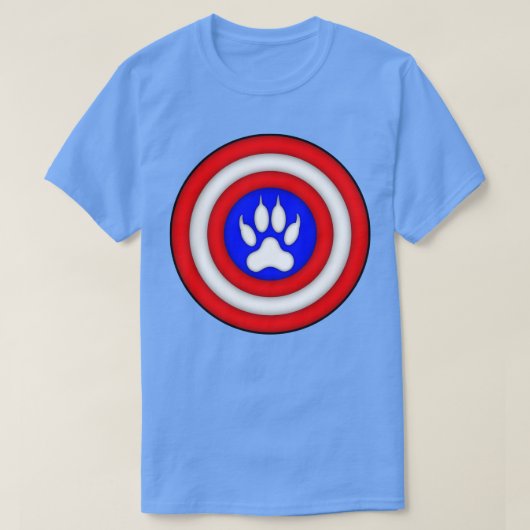 キャプテンドガーズシールド Tシャツ (デザイン正面)