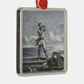 キャプテンネモヴェルヌ20,000リーグSci Fiアート メタルオーナメント (右)