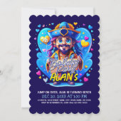 キャプテンパイレーツ誕生祝い 招待状 (正面)