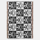 キャプテンパパクラシック- スローブランケット (正面縦)