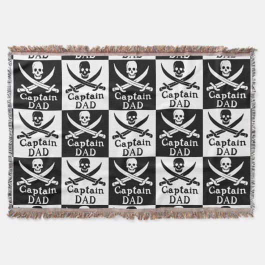 キャプテンパパクラシック- スローブランケット (正面)