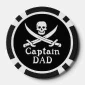 キャプテンパパクラシック- ポーカーチップ (裏面)