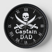 キャプテンパパクラシック- 壁時計 (正面)