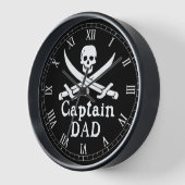 キャプテンパパクラシック- 壁時計 (傾斜)