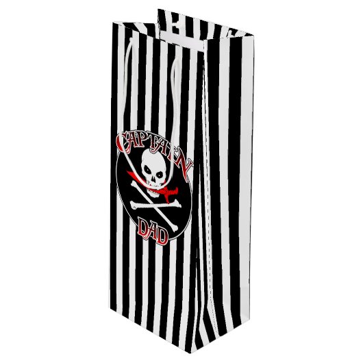 キャプテンパパワインバッグ ワインギフトバッグ (正面アングル)
