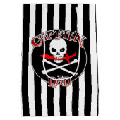 キャプテンパパ抱き枕 ミディアムペーパーバッグ (裏面)