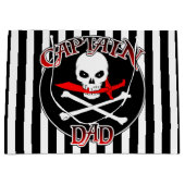 キャプテンパパ抱き枕 ラージペーパーバッグ (正面)