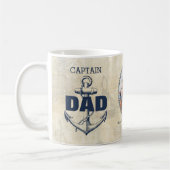 キャプテンパパ航海のいかりファーザーズ日写真 コーヒーマグカップ (左)