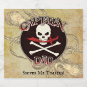 キャプテンパパ – 受け入れ深い ビールラベル (シングルラベル)